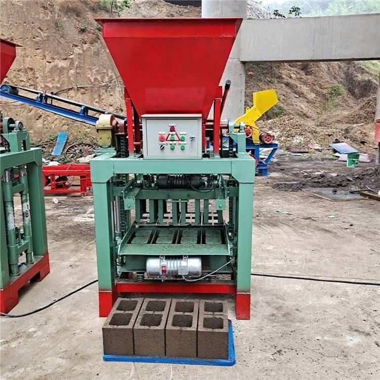 Block Making Machine Automatic Hollow Hallow Concrete Cement Brick Make Machinery Mould Sand Building Hydraulic Manual