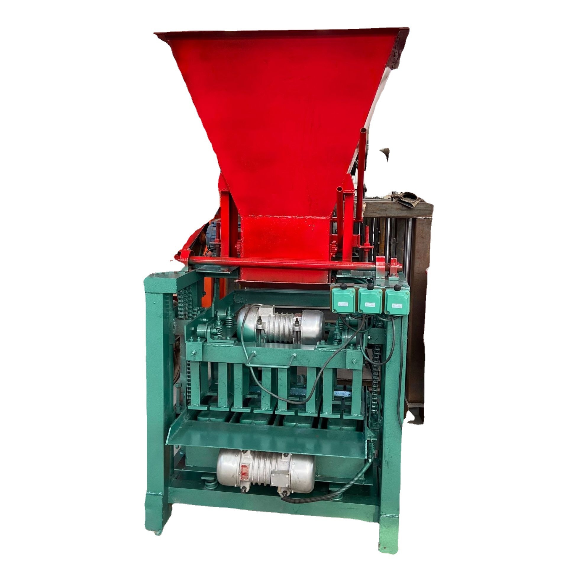 Block Making Machine Automatic Hollow Hallow Concrete Cement Brick Make Machinery Mould Sand Building Hydraulic Manual