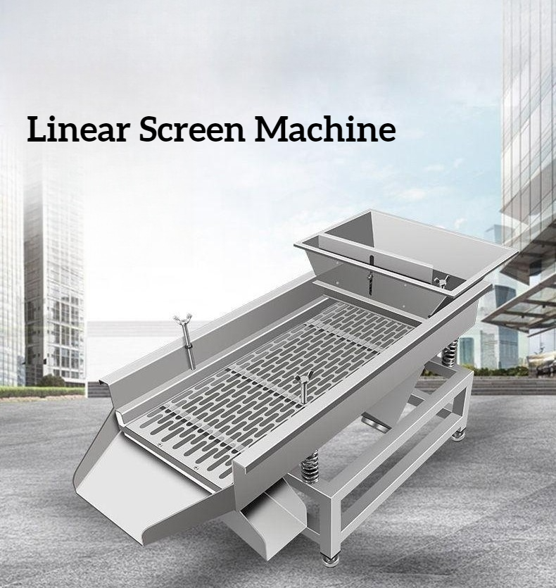 Continuous Grading Machine Sand Gravel Granules Ore Feed Beans Wheat Corn Grain Linear Vibrating Screen Linear Sieve Machine