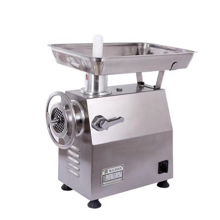 Electric Full Stainless Meat Mincer with Sausage Filler Meat Strips Cutting Big Capacity Beef Mutton Roll Pork Meat Grinder