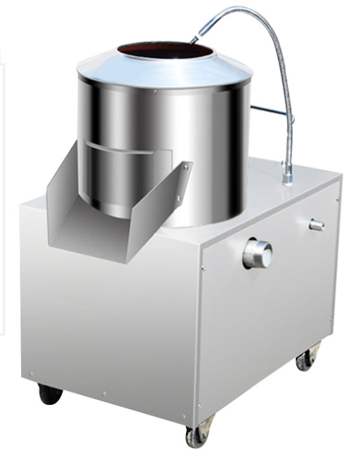 Household Small Stainless Steel Potato Cleaning And Peeling Machine Commercial Automatic Sweet Potato Ginger Peeling Machine