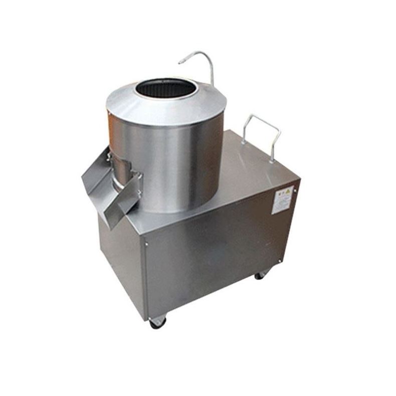 Household Small Stainless Steel Potato Cleaning And Peeling Machine Commercial Automatic Sweet Potato Ginger Peeling Machine