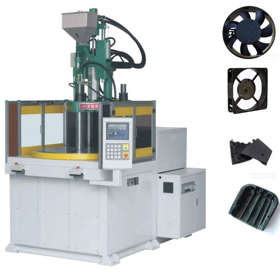 High Quality 160 Ton Plug Injection Molding Machine Round Bulb Rotary Table Injection Molding Machine