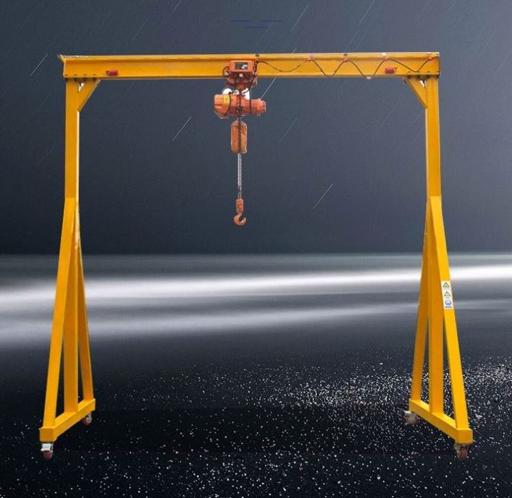 Construction Mobile Portable 3 Tons 5 Tons Gantry Crane Workshop Outdoor Small Electric Hoist Height Adjustable Gantry Crane