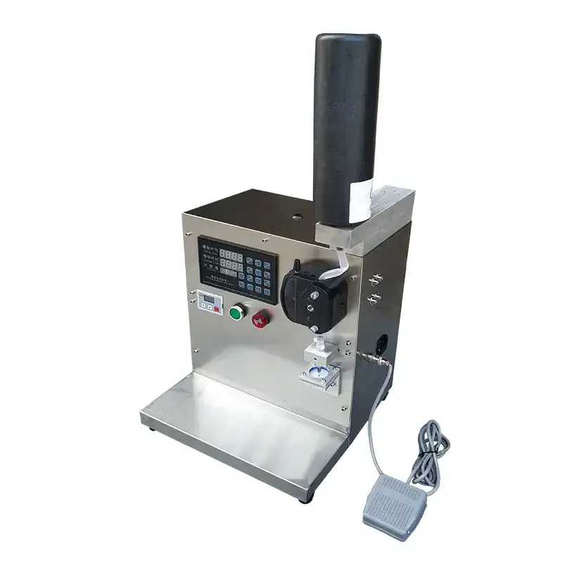 Small Semi-Automatic Liquid Filling Machine Nail Polish Glue Peristaltic Pump Filling Machine