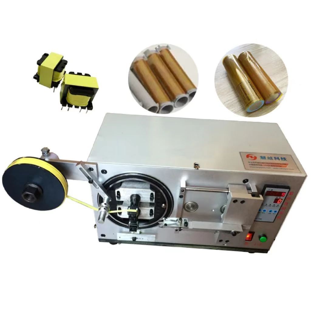 Double Axis Automatic Wrap Taping Machine/semi automatic transformer coil winding machine