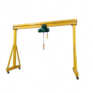 Construction Mobile Portable 3 Tons 5 Tons Gantry Crane Workshop Outdoor Small Electric Hoist Height Adjustable Gantry Crane