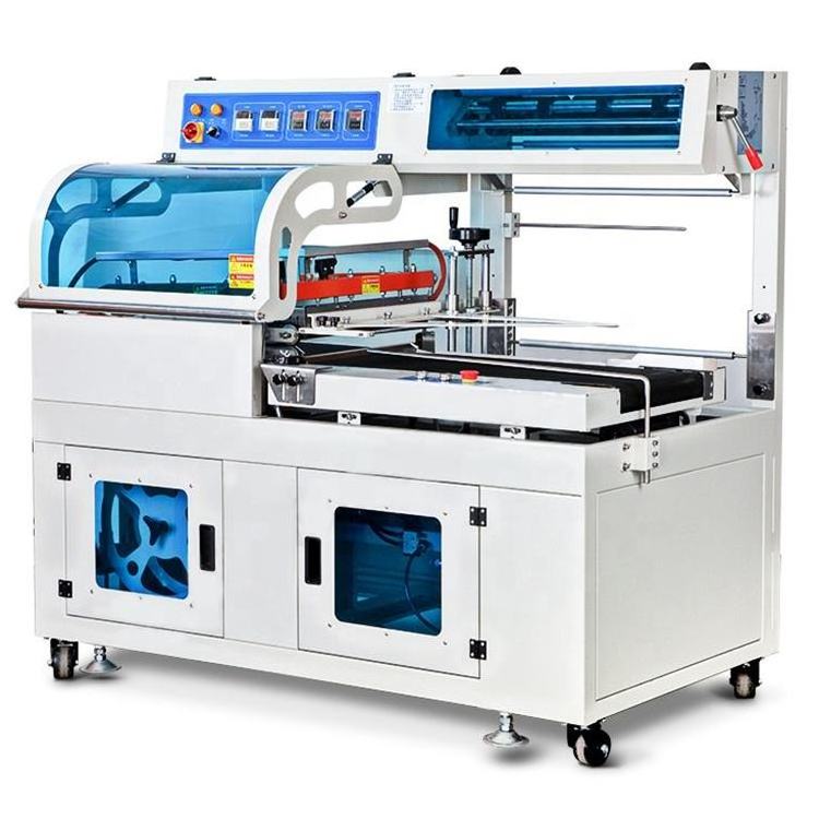 High Efficiency Automatic Film Shear Shrink Packaging Machine Carton Toys Department Store Shrink Packaging Machine