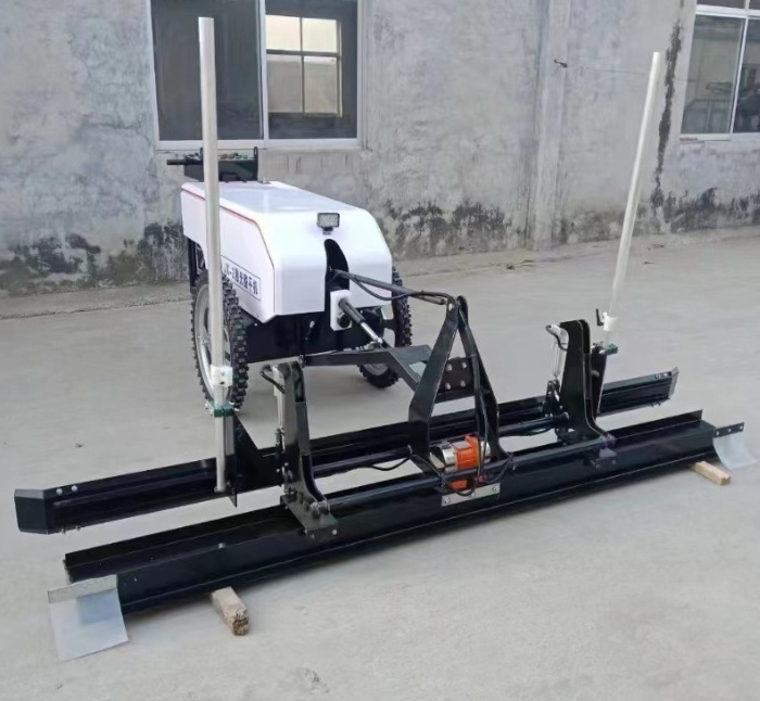 Concrete Vibration Levelling Paver Ride Type Asphalt Pavement Laser Levelling Paver High Efficiency Concrete Laser Ironing Slab