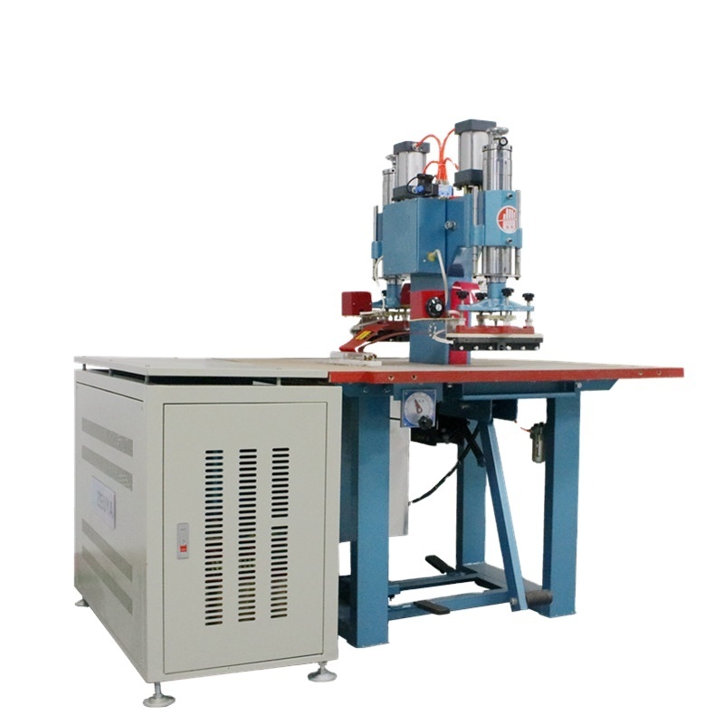 Double Station 5-8KW Double Head Pneumatic High Frequency Welding Machine for PVC Plastic Welding