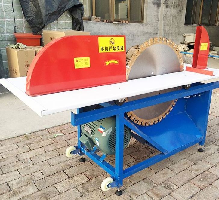 Engineering Automatic Dust Removal Lightweight Brick Foam Brick Cutting Machine Electric Bench Aerated Brick Cutting Machine