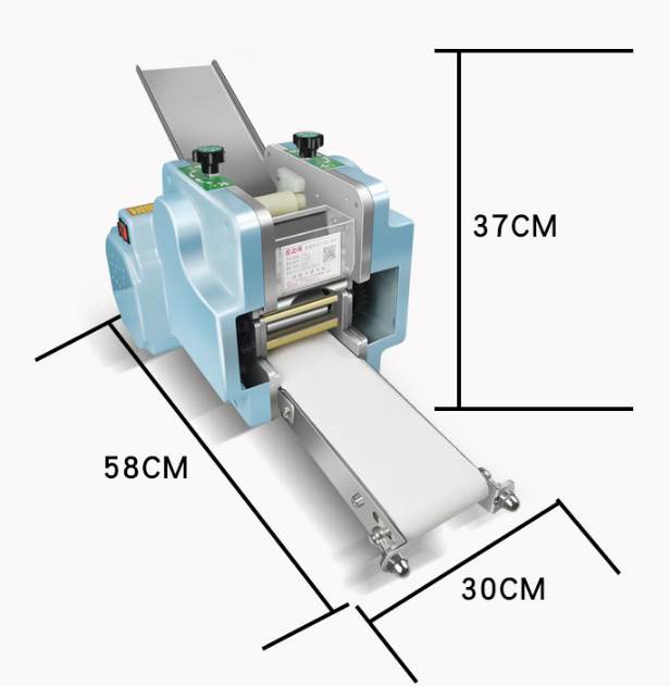 Dumpling Wrapper Machine Small Dough Sheeter Machine,Spring Roll Pastry Sheet Making Machine Food Processor Noodle Dumpling