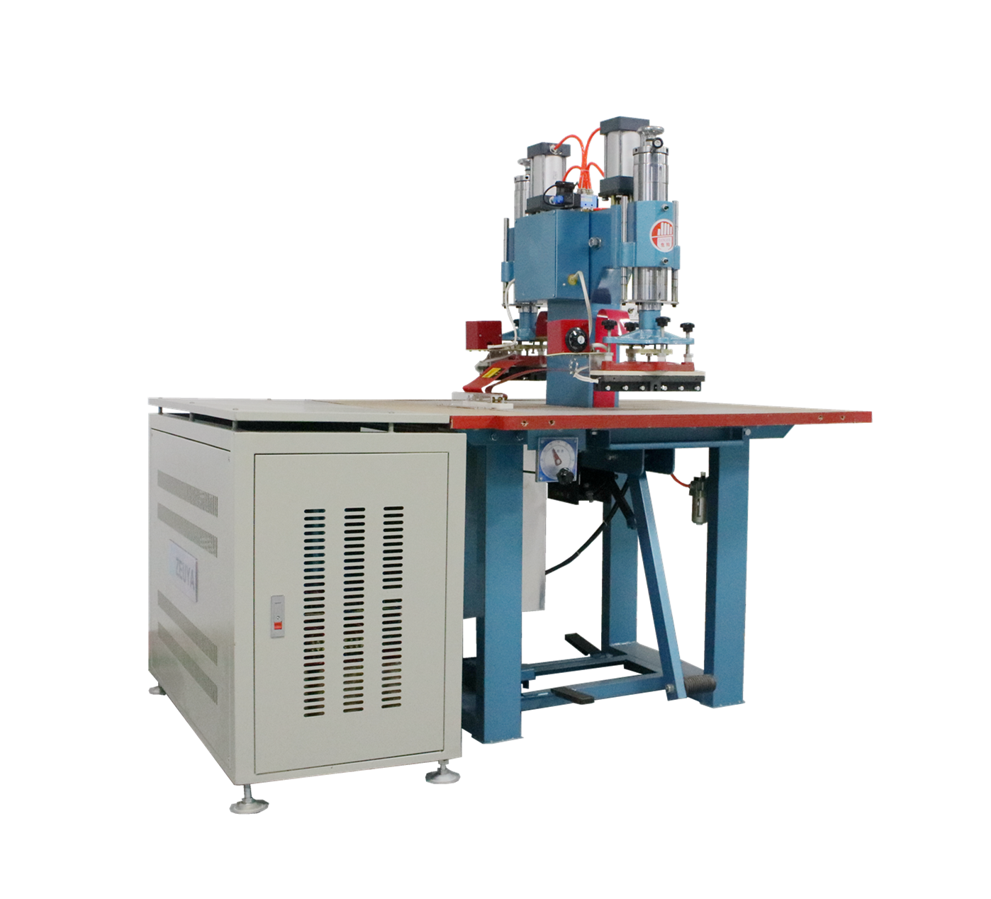 Double Station 5-8KW Double Head Pneumatic High Frequency Welding Machine for PVC Plastic Welding