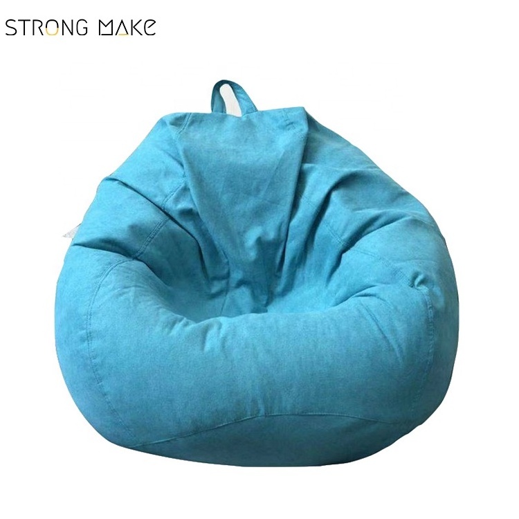 Wholesale Colorful Custom Lazy Sofa Round Foldable Single Tatami Round Big Lazy Bean Bag Sofa Chair with filling