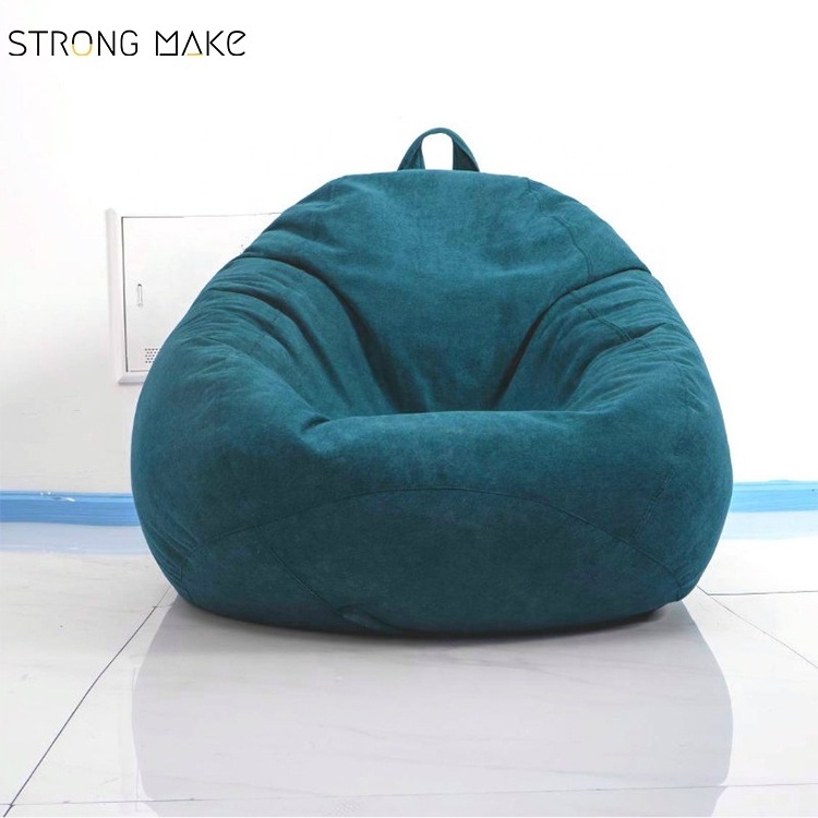 Wholesale Colorful Custom Lazy Sofa Round Foldable Single Tatami Round Big Lazy Bean Bag Sofa Chair with filling