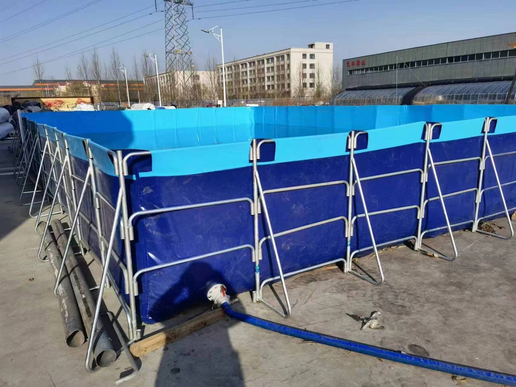 Large size PVC  Fish Farm Tank 43000 gallon Round and Rectangular Open Top Aquaculture PVC Plastic Fish farming pond