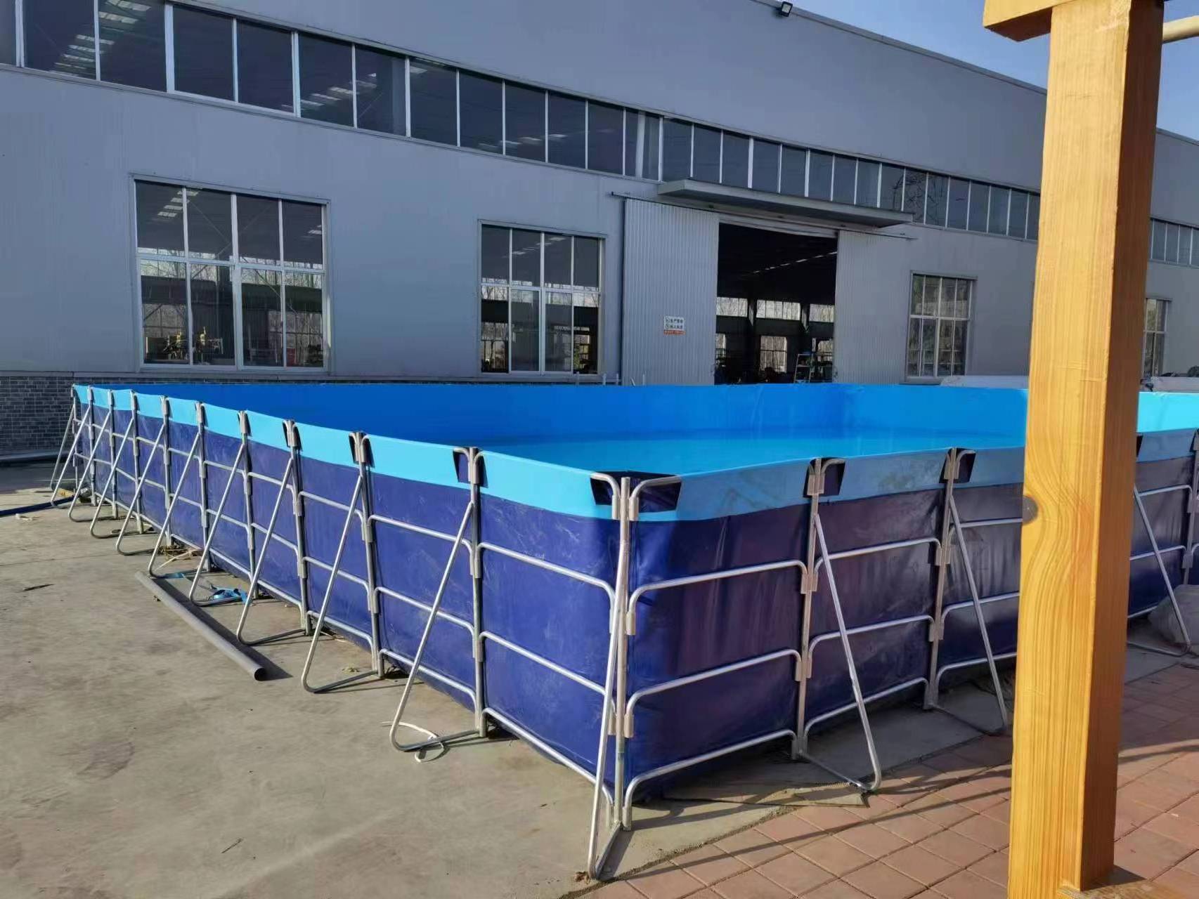 Large size PVC  Fish Farm Tank 43000 gallon Round and Rectangular Open Top Aquaculture PVC Plastic Fish farming pond