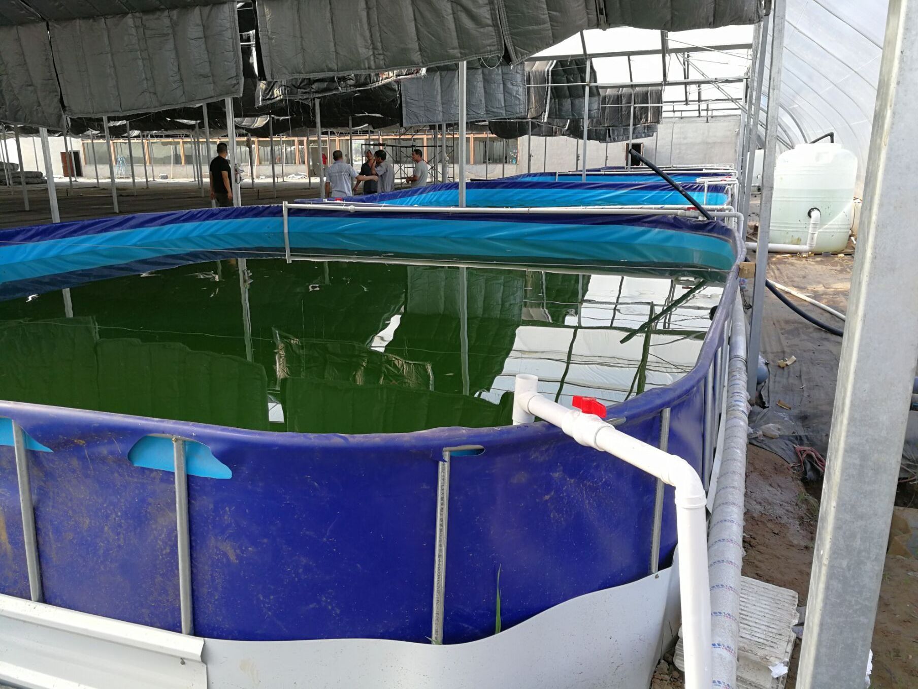 Customizing big size PVC fish pond Fish Farming Tank  for indoor and outdoor aquaculture system