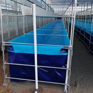 Customizing big size PVC fish pond Fish Farming Tank  for indoor and outdoor aquaculture system