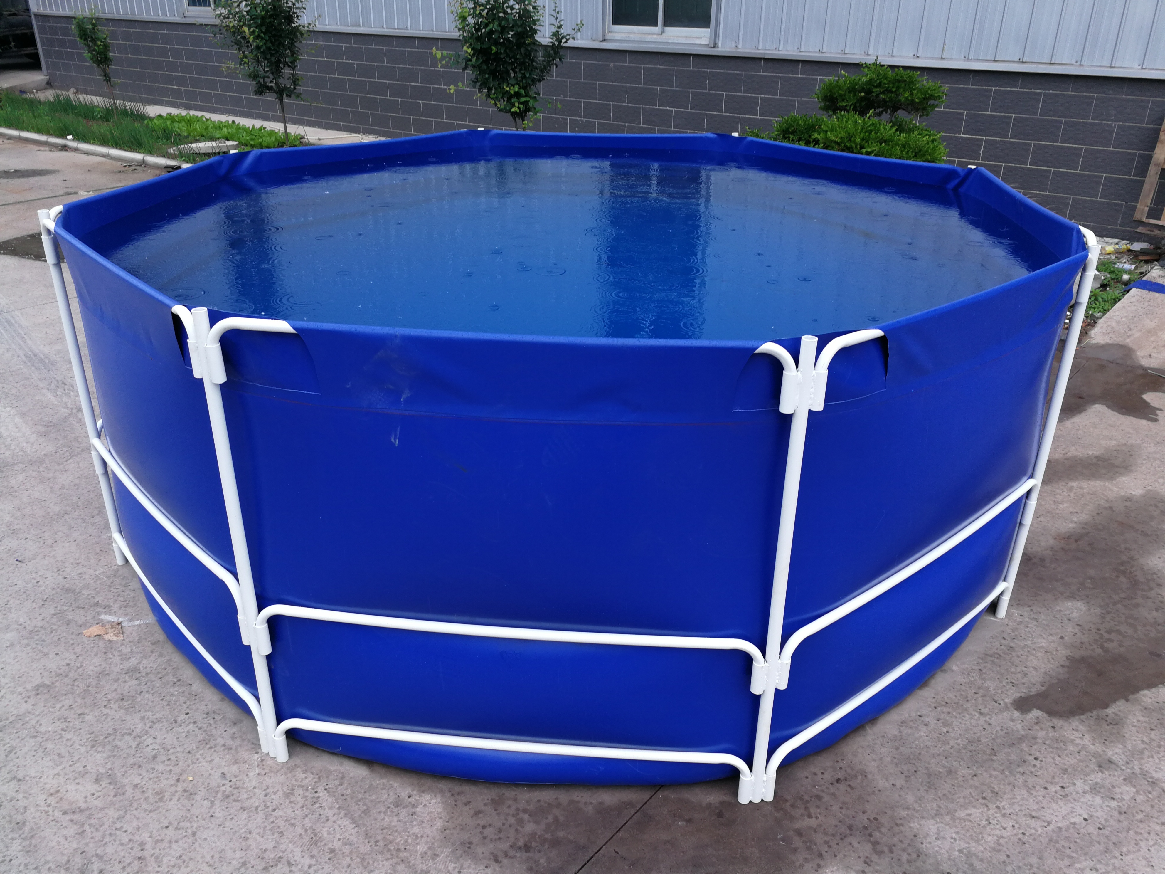 Customizing big size PVC fish pond Fish Farming Tank  for indoor and outdoor aquaculture system