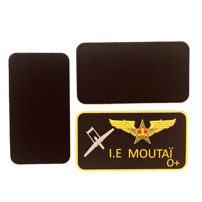 Custom Designer Private Name Iron on Heat Transfer 3D Rubber Embossed Logo Soft PVC Silicone Patches for Clothing Accessories