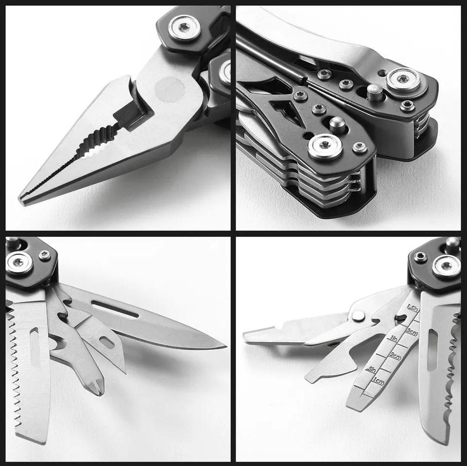 Hot Selling Steel 16 In 1 Multifunctional Tool Stainless Steel Outdoor Multi Tool Survival Pliers