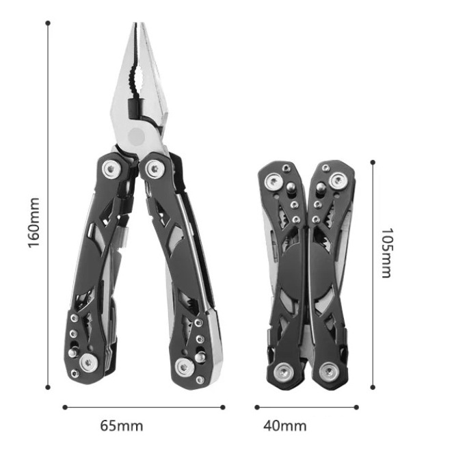 Hot Selling Steel 16 In 1 Multifunctional Tool Stainless Steel Outdoor Multi Tool Survival Pliers