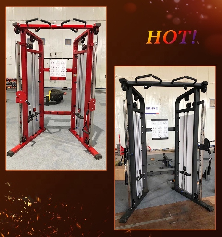 Commercial gym equipment multi station functional trainer Fitness Equipment  Cable Crossover machine