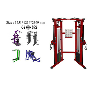 Commercial gym equipment multi station functional trainer Fitness Equipment  Cable Crossover machine