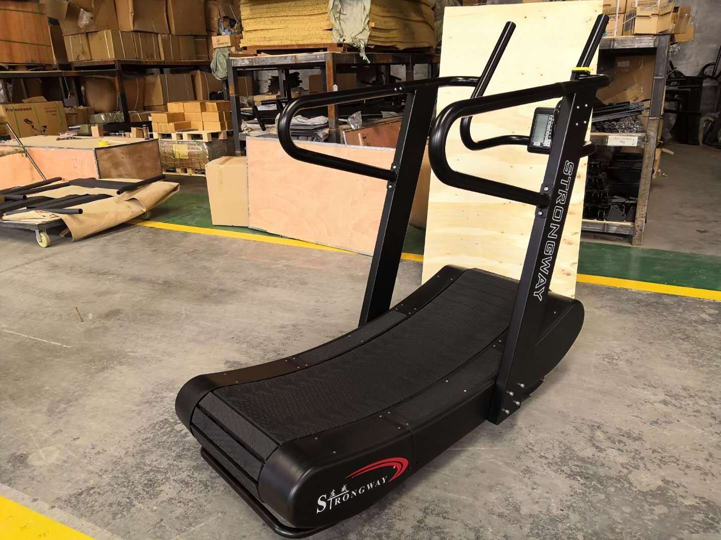 Hot sell air runner treadmill running machine woodway Curved treadmill wholesale commercial fitness running unpowered treadmill