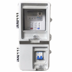 Indoor/Outdoor Waterproof Single Phase Prepayment Electricity Energy Meter Box/Enclosure