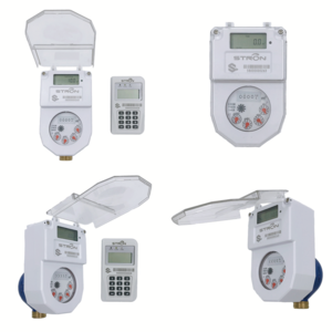 STS Prepayment Stron Intelligent R100/R160 Water Meter Brass/Plastic Wireless LORA/RF/NB-IoT With DCU and AMI Vending Software