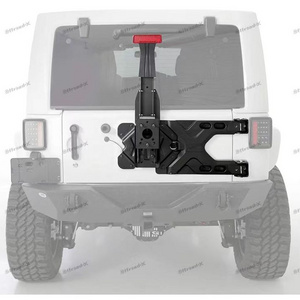 High Performance Car Spare Tire Rear Door Bracket With Tire Cover for Jeep Tire Cover Bracket