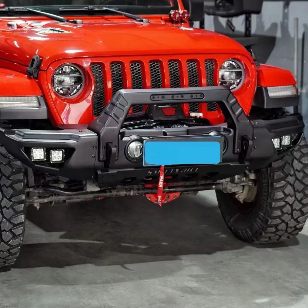 Factory Sales Jeep Wrangler jl Accessories 2018+ Bumper Para Autos Black Wrangler Bumper