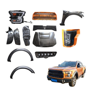 Automotive accessories Ford Ranger T7 T8 Upgrade to Raptor F150 Complete Update Body Kit