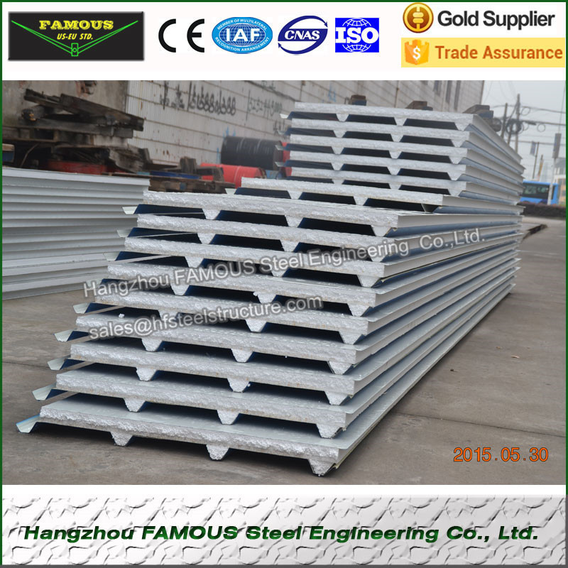 Fireproof Styrofoam/polystyrene/eps Sandwich Panel For Roofing