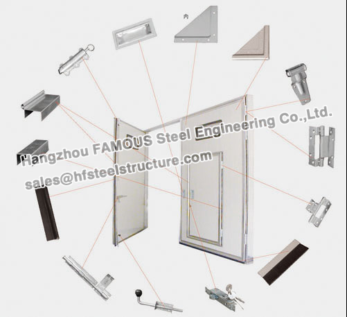 Widely used industry sliding door for steel workshop and warehouse