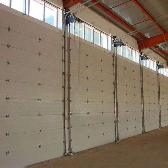 High Speed Industrial Garage Sliding Doors Lift Up Roller Shutter Insulation Door