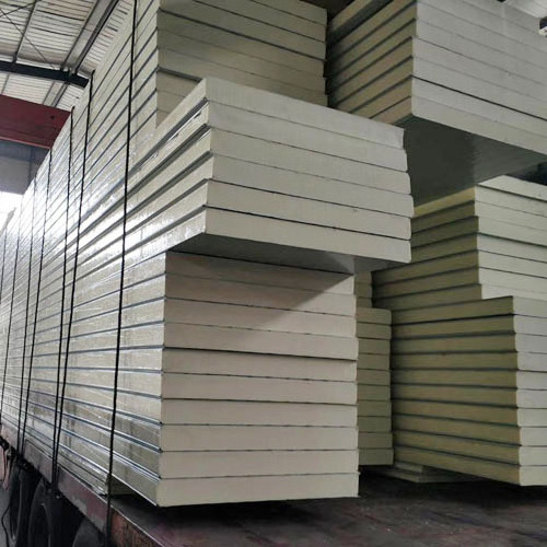 Polyurethane PU insulated Sandwich Panel and Polystyrene EPS Panel Laminated Sandwich