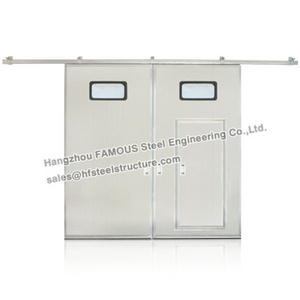 Widely used industry sliding door for steel workshop and warehouse