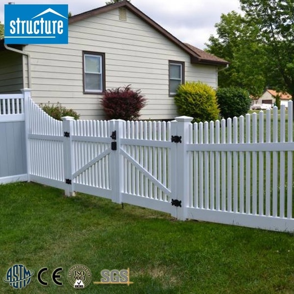 Wholesale PVC Plastic Picket Vinyl Fence Gates