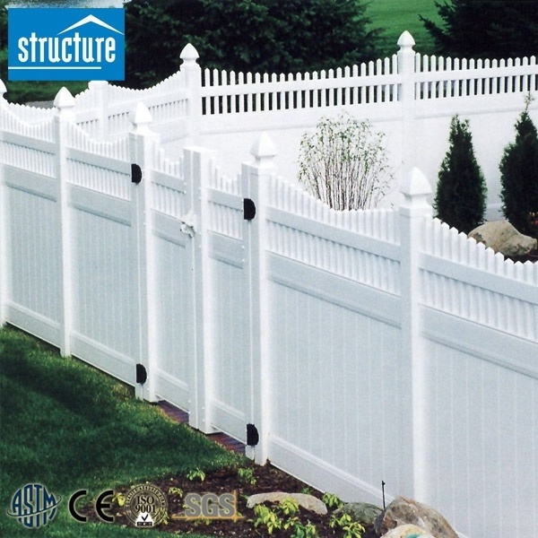 Vinyl Used Privacy Plastic Fence