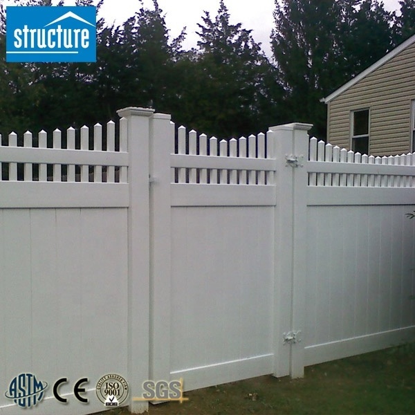 Vinyl Used Privacy Plastic Fence