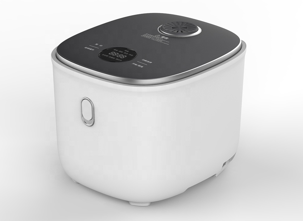 Smart and Small Size Rice Cooker with 1.2L Capacity Electric Plastic Pots Square Aluminum Alloy Household Free Spare Parts 400