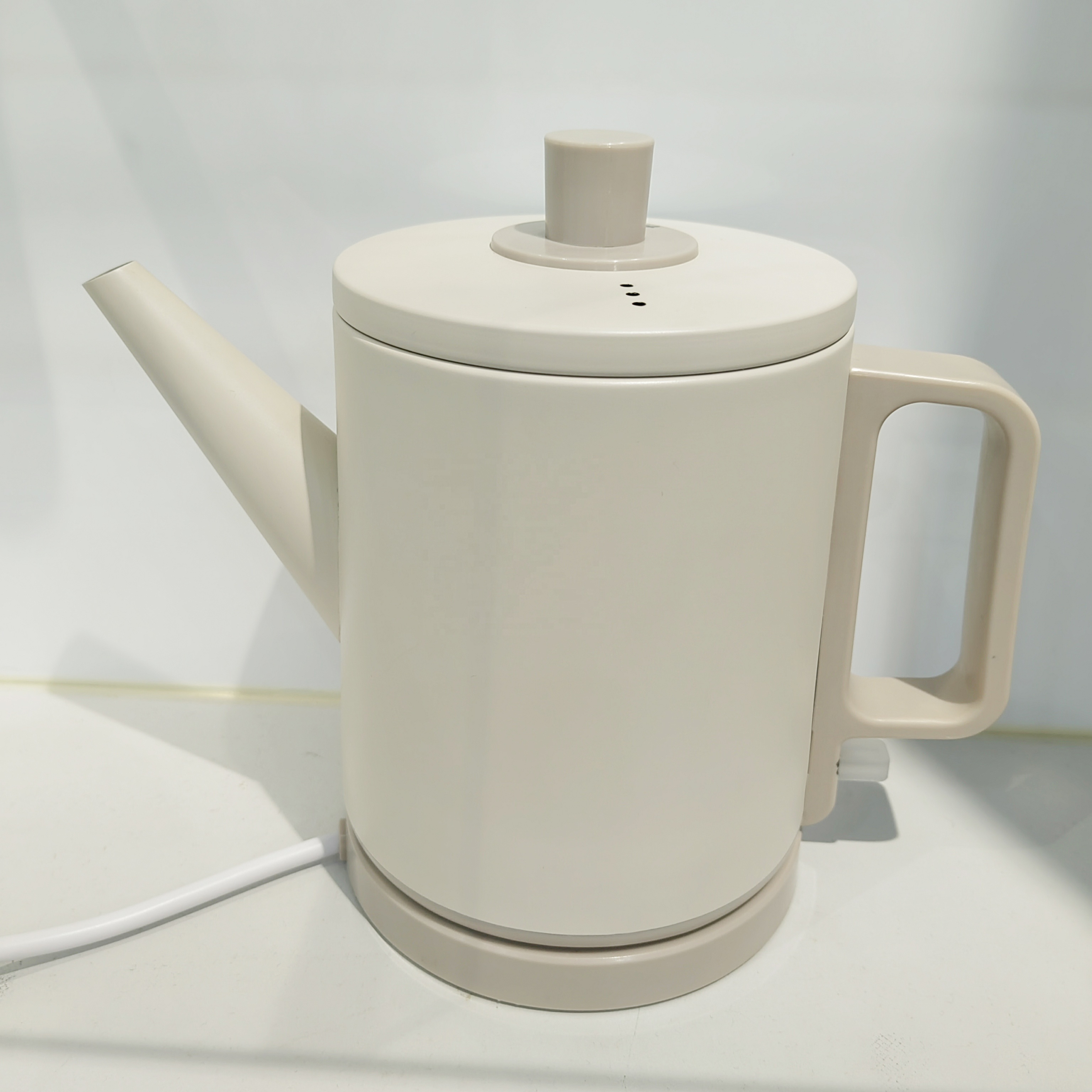 Cordless Mechanical Electric Kettle for Household Office Hotel Use with One-Button Control and Boil-Dry Protection