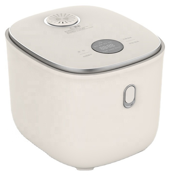 Smart and Small Size Rice Cooker with 1.2L Capacity Electric Plastic Pots Square Aluminum Alloy Household Free Spare Parts 400