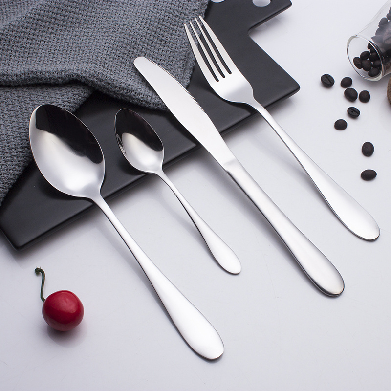 Classic cutlery stainless steel dinner set best sell spoon fork knife set