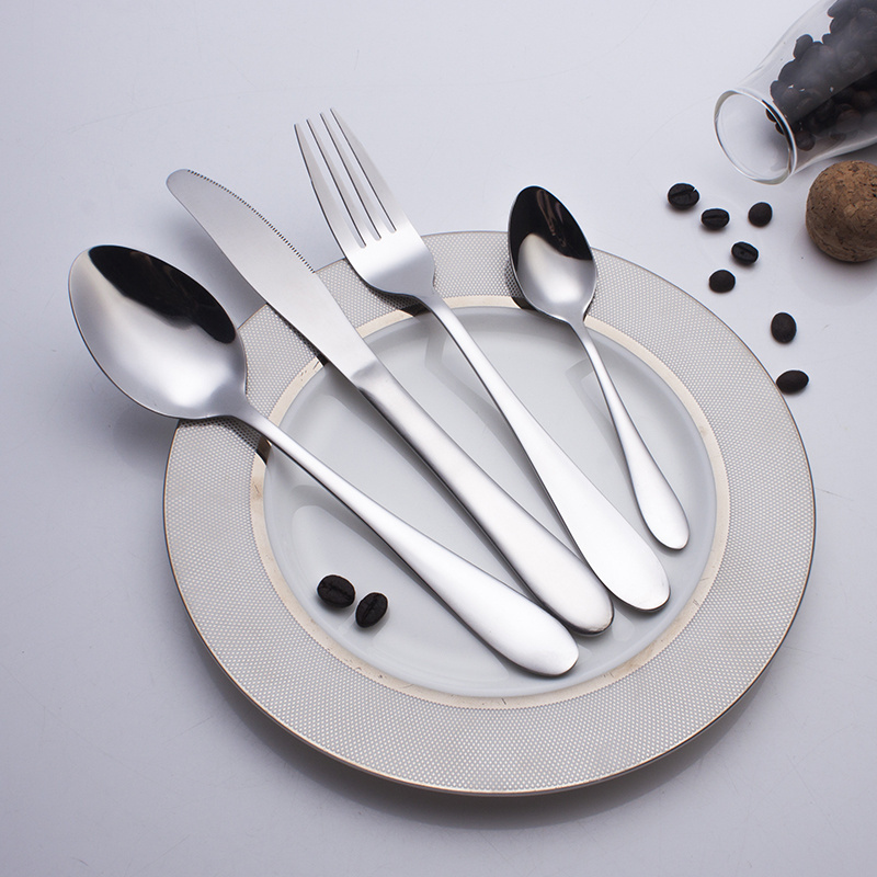 Classic cutlery stainless steel dinner set best sell spoon fork knife set