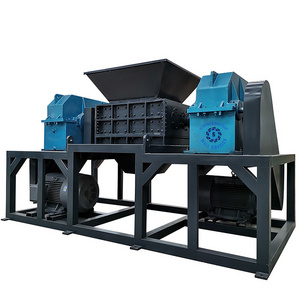 Hot Sale Industrial Cardboard Double Shaft Shredder/waste Wood Pallet Double Shaft Shredder