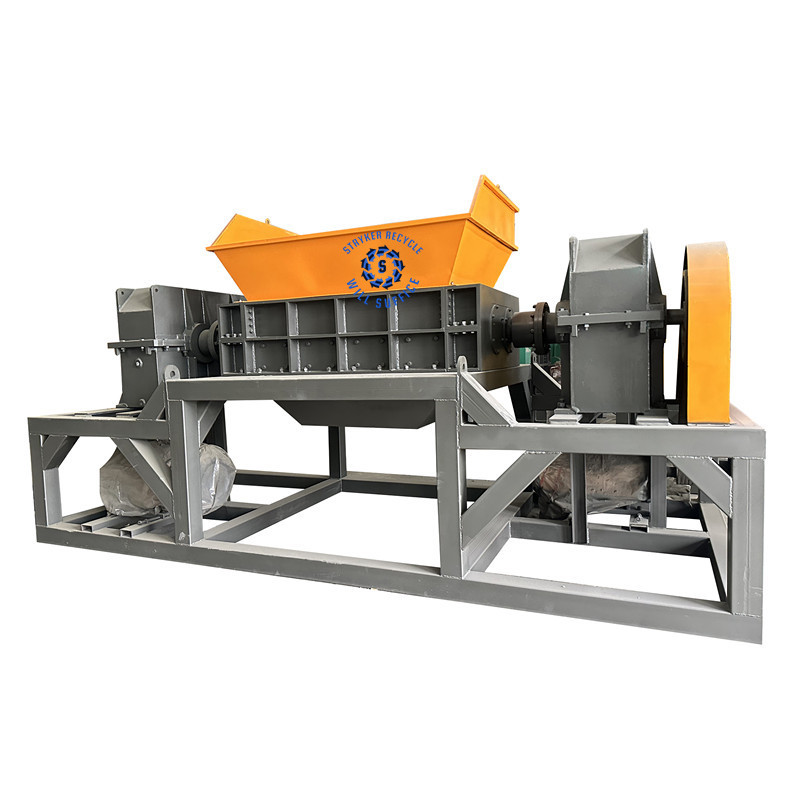 Hot Sale Industrial Cardboard Double Shaft Shredder/waste Wood Pallet Double Shaft Shredder